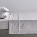 525 Thread count Supreme Luxury Satin Stripe Fitted Sheet Pima Cotton 120 x 200 x 33 cm