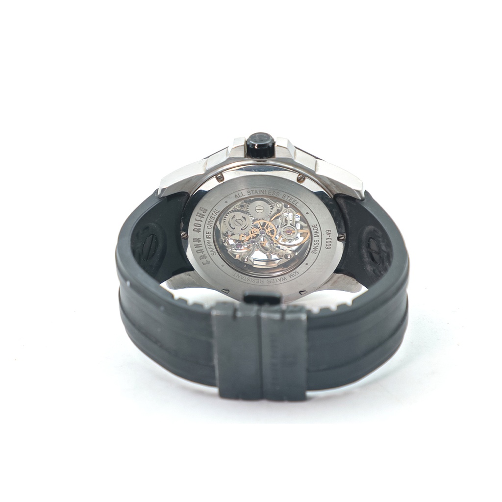 Frank Rosha  6003 - 49  Sapphire Crystal , All Stainless Steel , 50 M Water Resistant