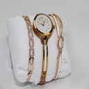 Fierro Allure Collection Watch and Double Bangle set