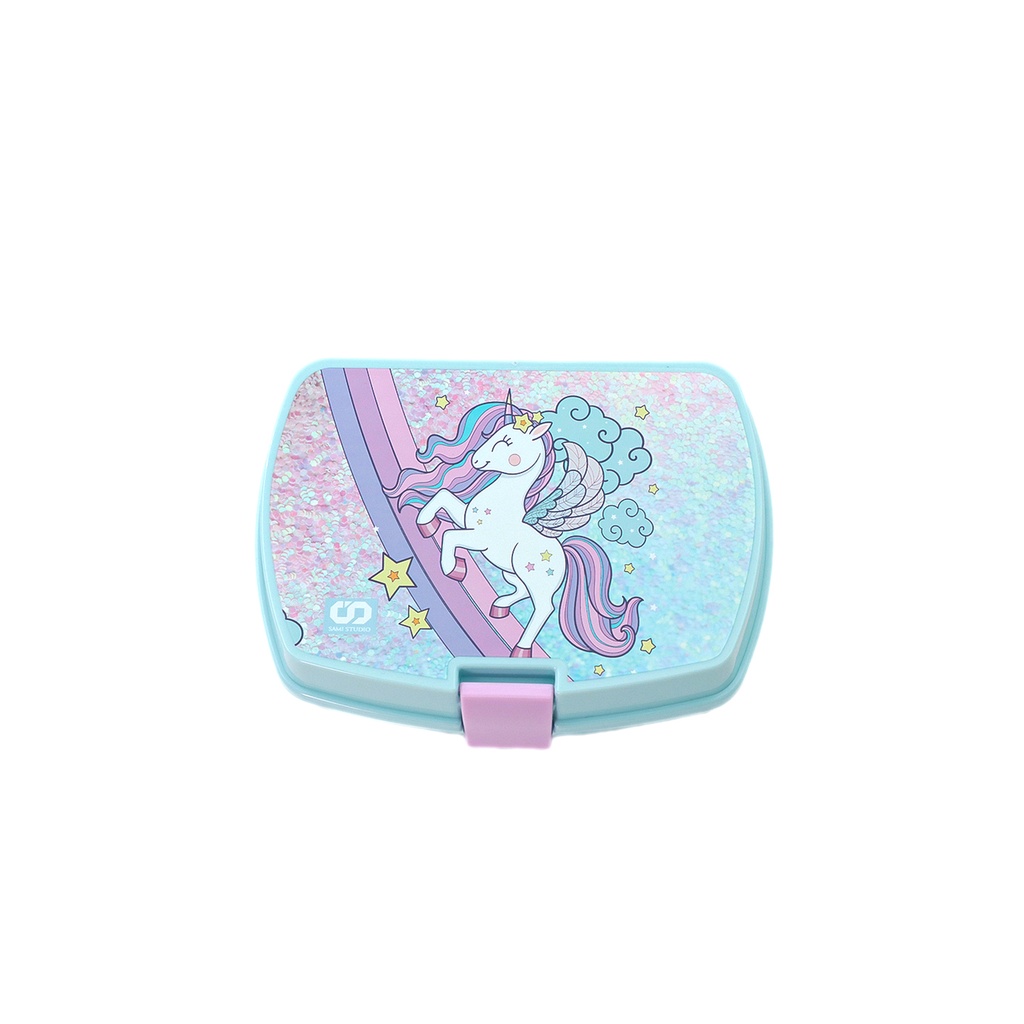 SAMI studio School Set Unicorn Sky Blue & Purple