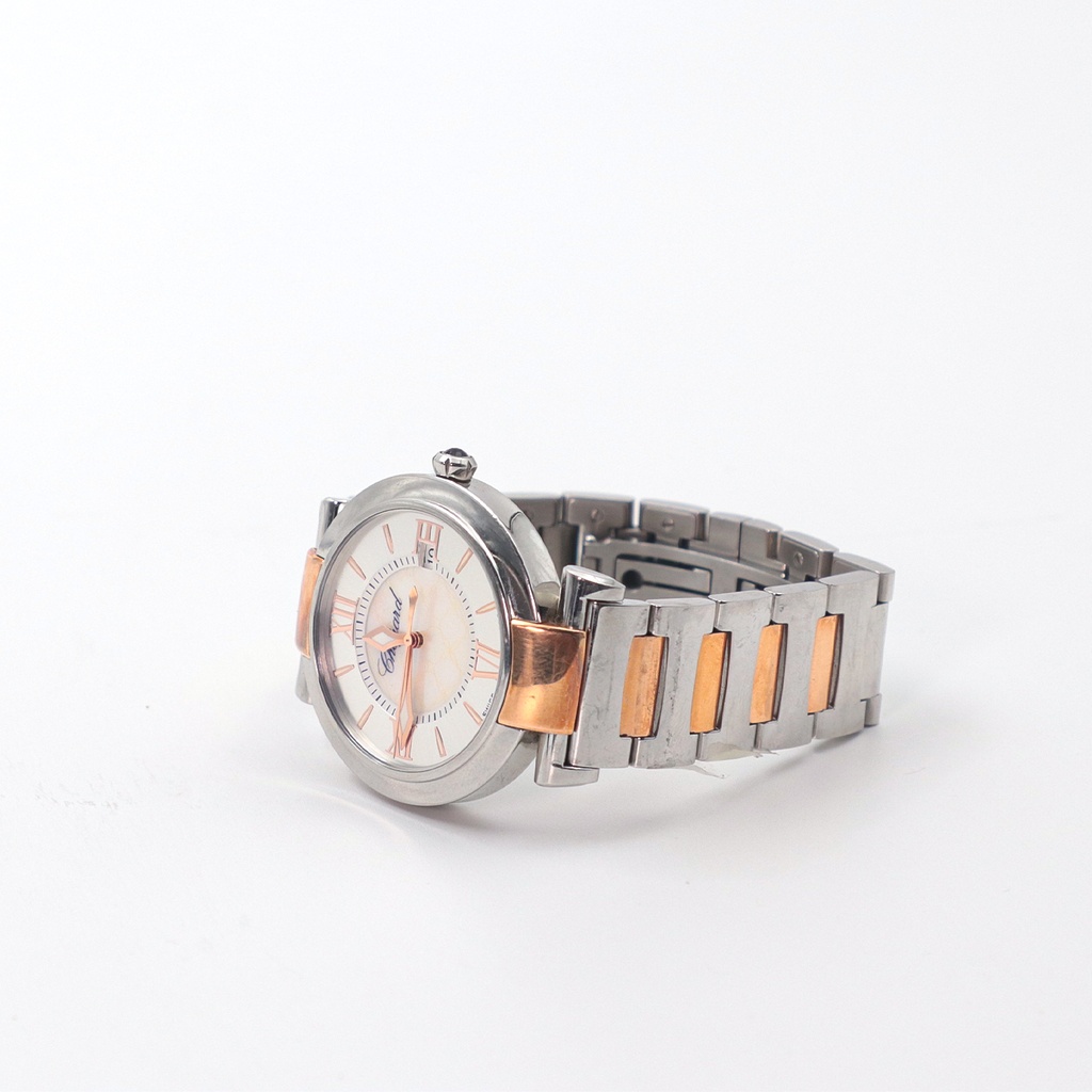 Chopard Emperial 36mm Factory of Pearl Dial Rose Gold and Steel Watch 8532