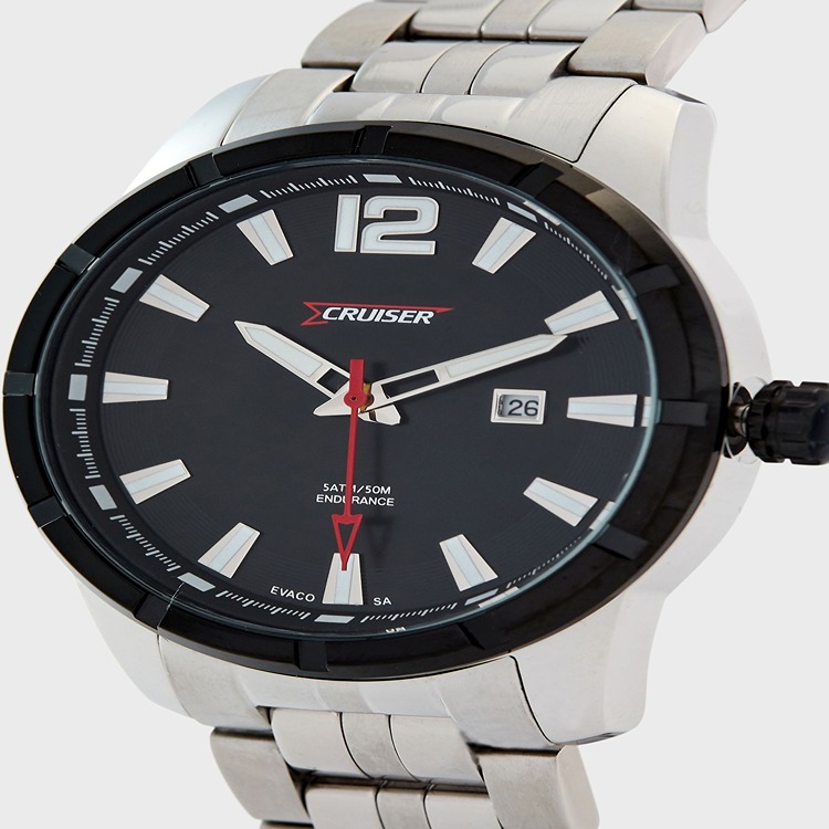 cruiser 7334 stainless steel watch