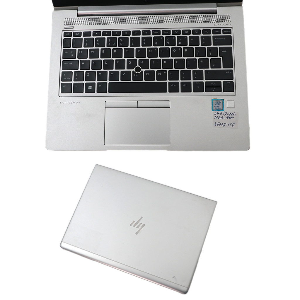 HP Elitebook 830 G5 i7 8th Generation *No Charger*, screen 13.3 " FHD  Intel Core I7 8665U   16 GB DDR4  256 GB Hard Disk SSD