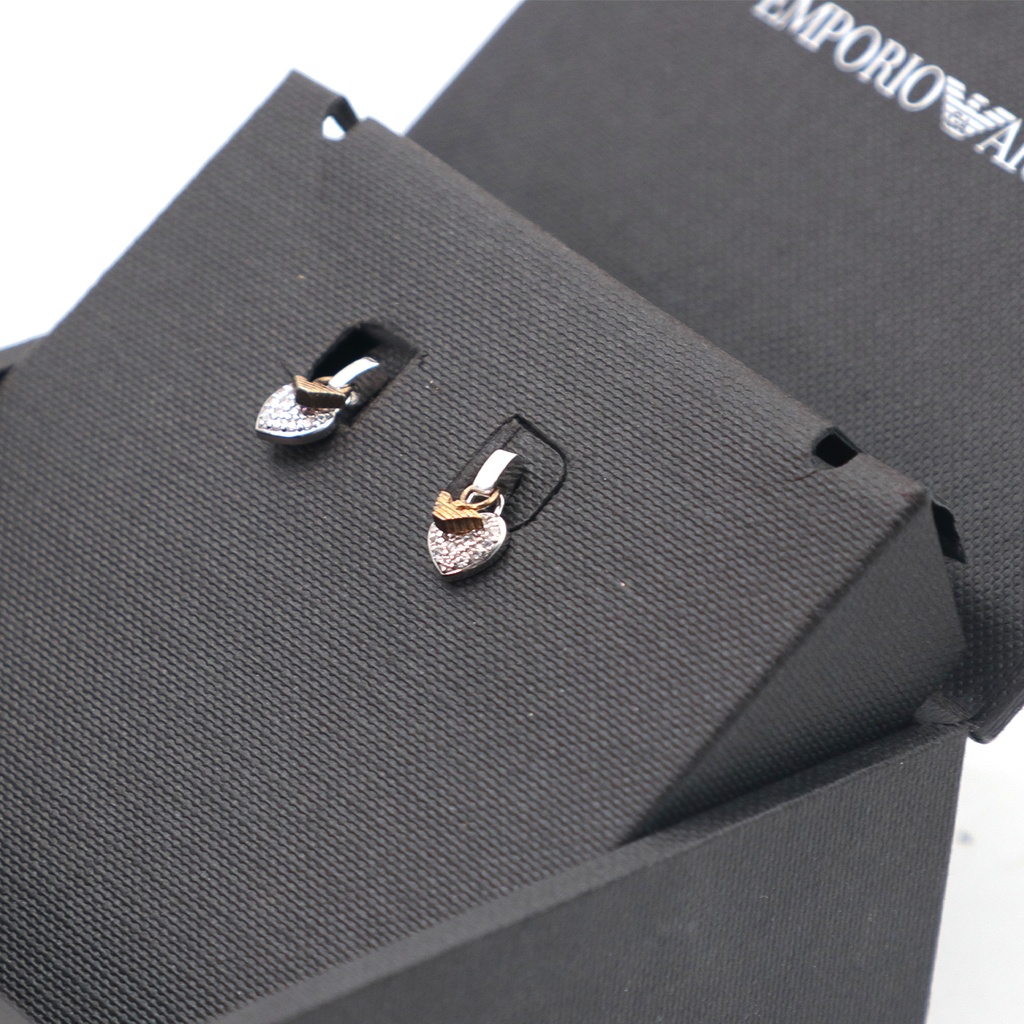Emporio Armani Heart Earrings