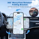 Electric Vacuum Magnetic Car Phone Mount