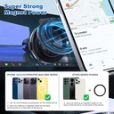 Electric Vacuum Magnetic Car Phone Mount