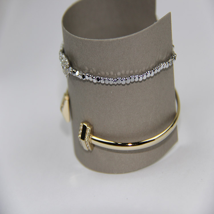 NEW FOSSIL 3 PC SET SILVER+GOLD 2 TONE WATCH+1 BANGLE BRACELET bq2179set