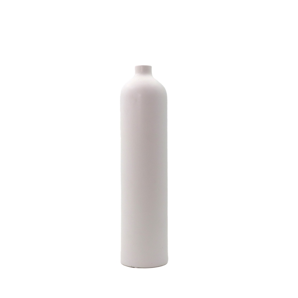 Ready Decorative Ceramic Vase Picardy Ecru 8x8x35cm