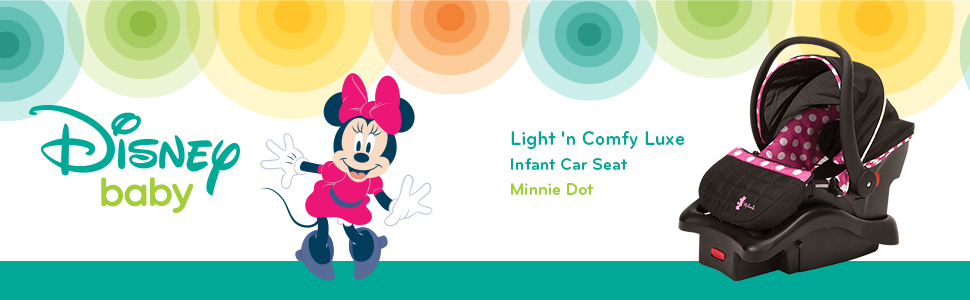 Disney Baby Light 'n Comfy 22 Luxe Infant Car Seat