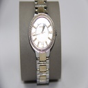 NEW FOSSIL 3 PC SET SILVER+GOLD 2 TONE WATCH+1 BANGLE BRACELET bq2179set