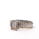 Aigner Mother of Pearl Silver Gold Plated Genua Due A31600 Women's Wristwatch 33 mm