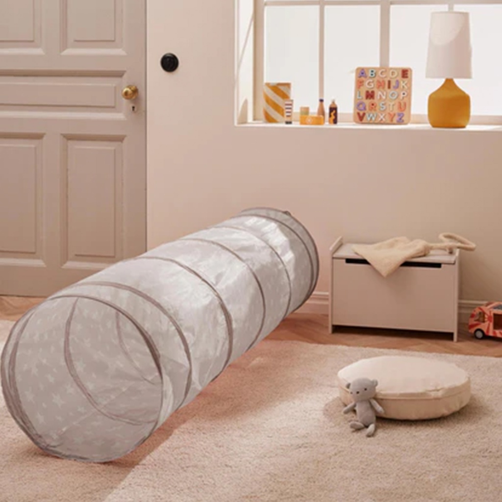Kids Comcept Play Tunnel Star Grey