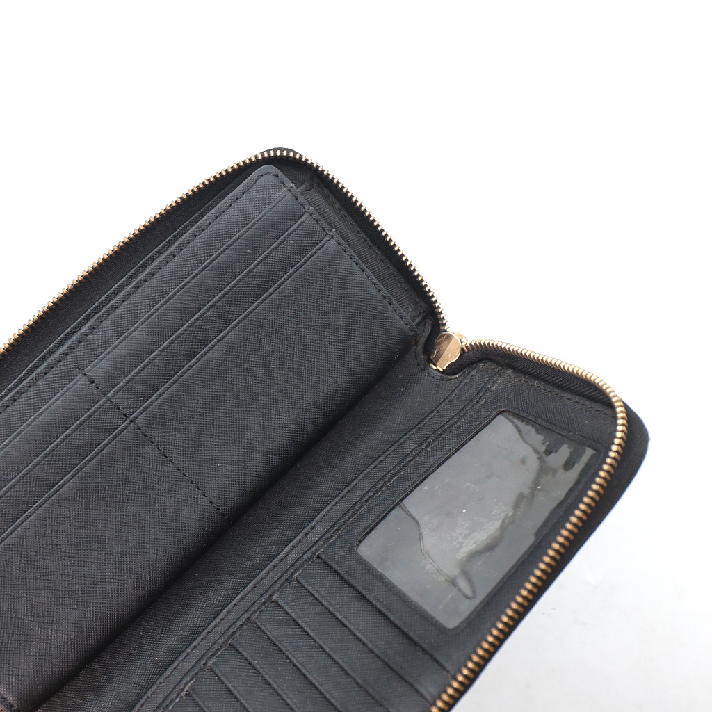 Michael Kors  Black Wallet With Multiple Pockets