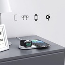 Choetech 2 in 1 Fast Wireless Charger With Stand For Apple Watch Series 1 - 2 - 3 - 4 - 5