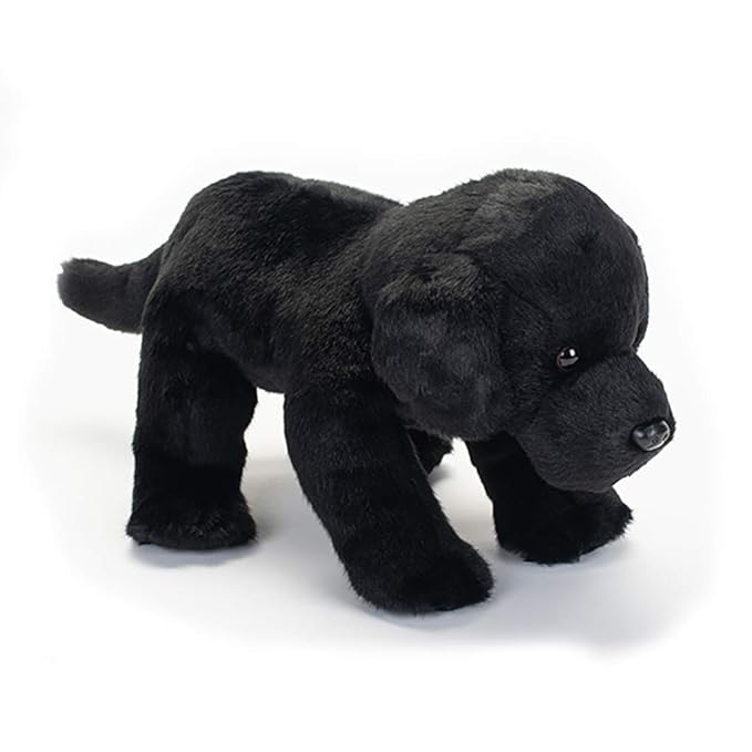 Super Soft 16-inch Shadow the Black Labrador Plush Toy