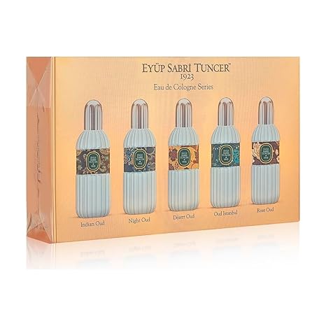 Eyup Sabri Tuncer Cologne 5 Piece Set Oud 16 Ml Glass Bottle