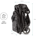 Silver Cross Clic stroller baby to toddler light weight pushchair – Black