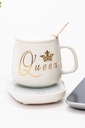 Smart Ceramic Coffee Warming Coaster  Heated Mug Set