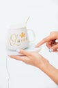 Smart Ceramic Coffee Warming Coaster  Heated Mug Set