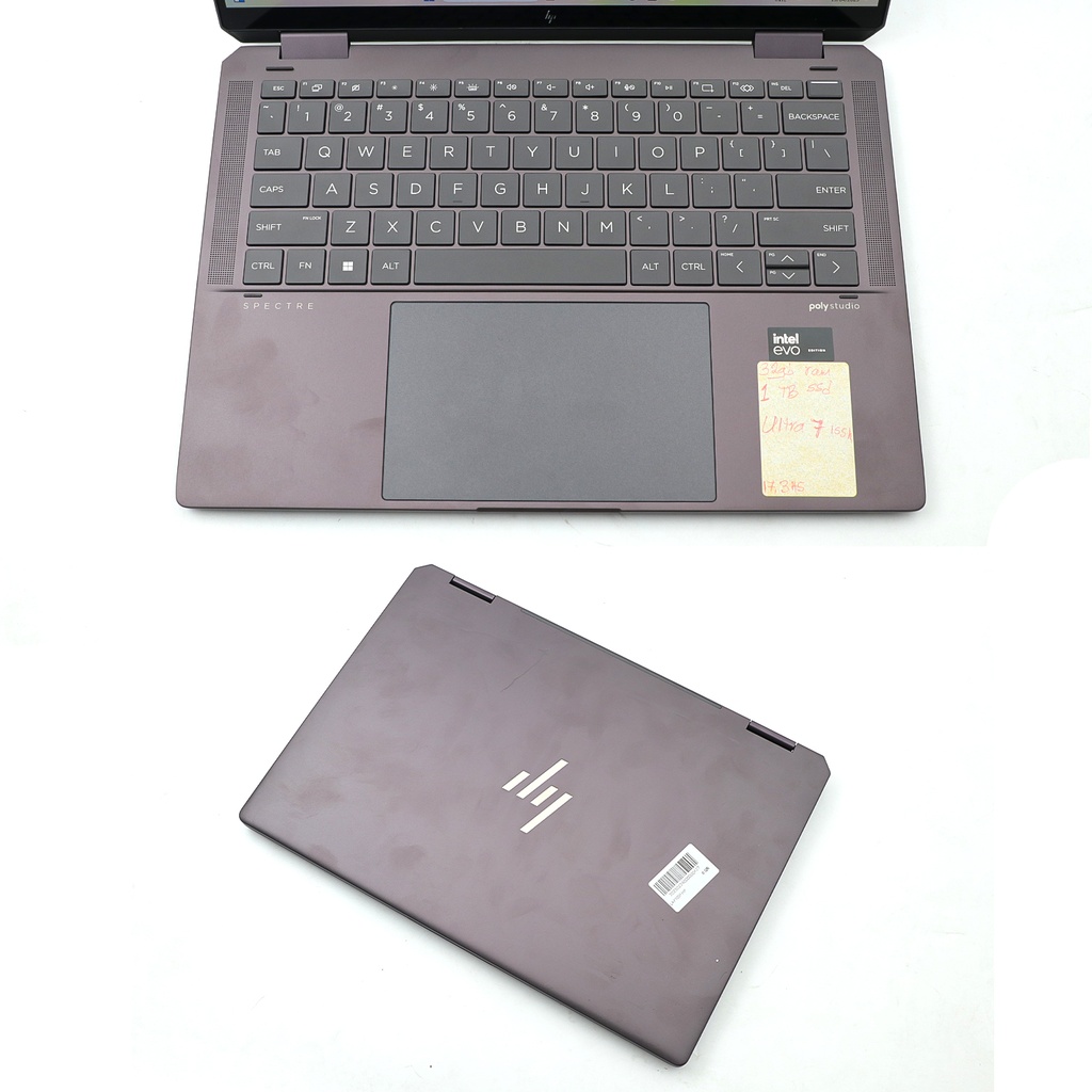 hp Spectral  ultra 7 155 32 gb spectre 1tb ssd arabic keyboard