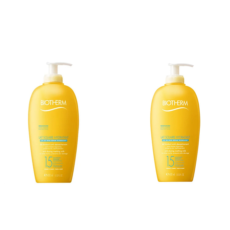 Biotherm, Sun Sea Wind Repair Technology, Anti Drying melting milk, 15 Medium Protection UVA Long- UVB, 400ml