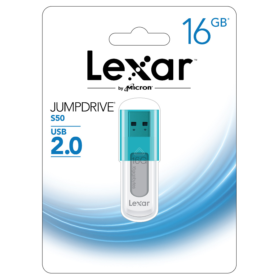 Lexar JumpDrive S50 USB Flash Drive 16GB 2.0