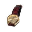 Casio Quartz MTP1183, With a Beautiful dark reddish-brown colored Strip,