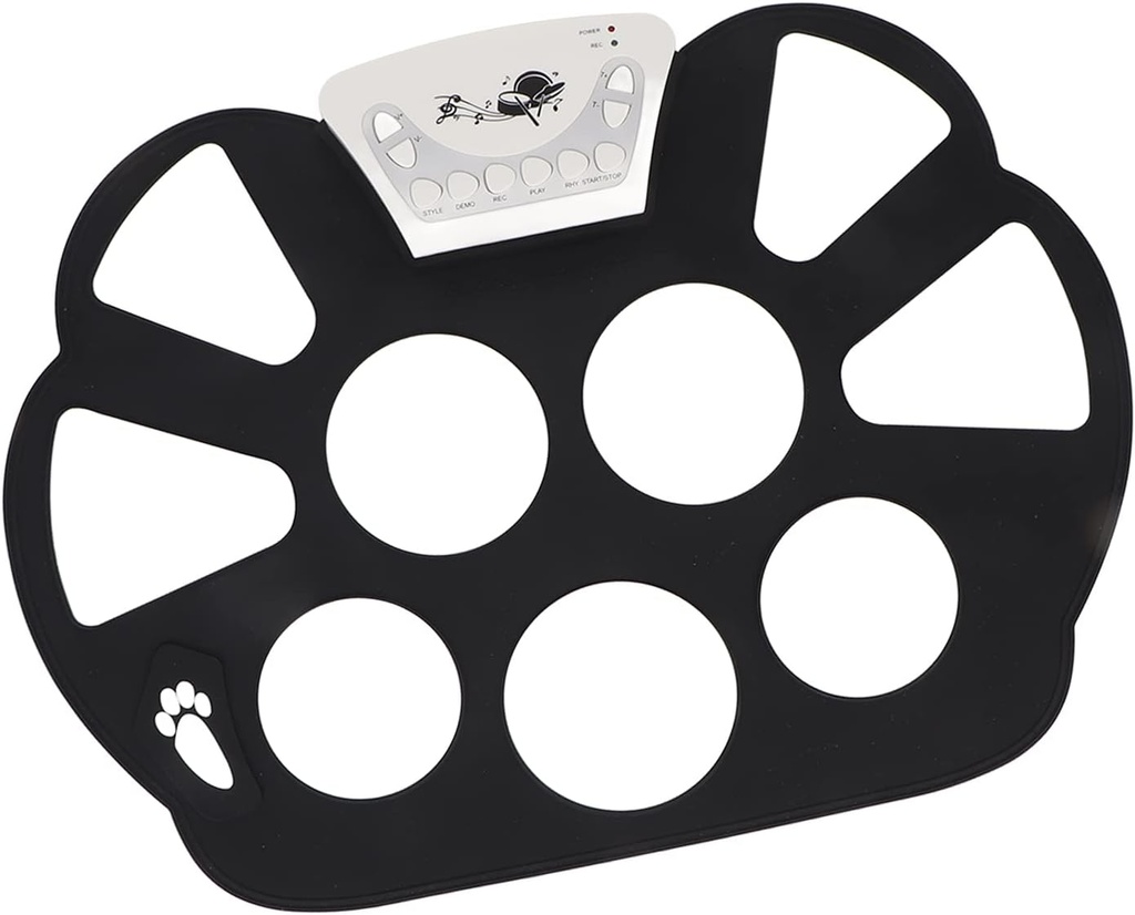 Electronic Drum Set Foldable 9 Pads Drum Pad with 2 Pedals for Kids Toys