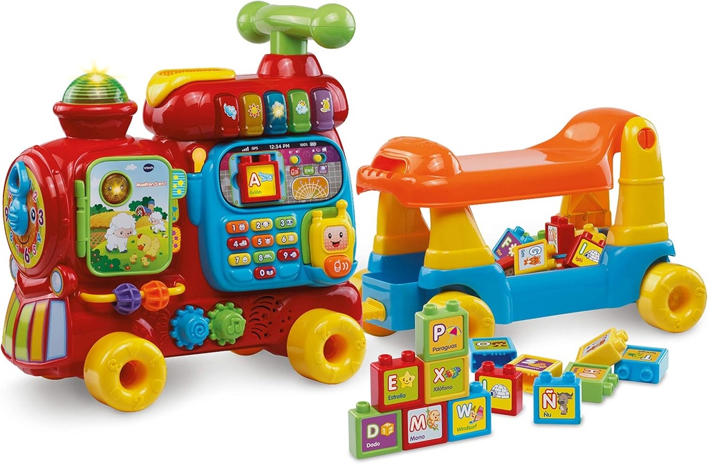 VTech Baby 5-in-1 Maxi Train Electronic Educational Toy Set