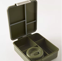 Citron Unicorn Print Sectioned Lunch Box with Clip Lock