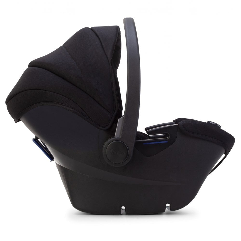 Silver Cros Simplicity Plus Baby Car Seat with Isofix Base - Black