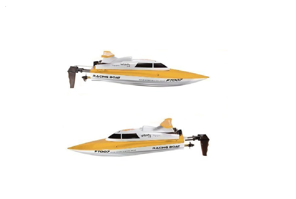 The Flyers Bay High Speed 4 Channel Fast Remote Controlled Racing Boat, Yellow