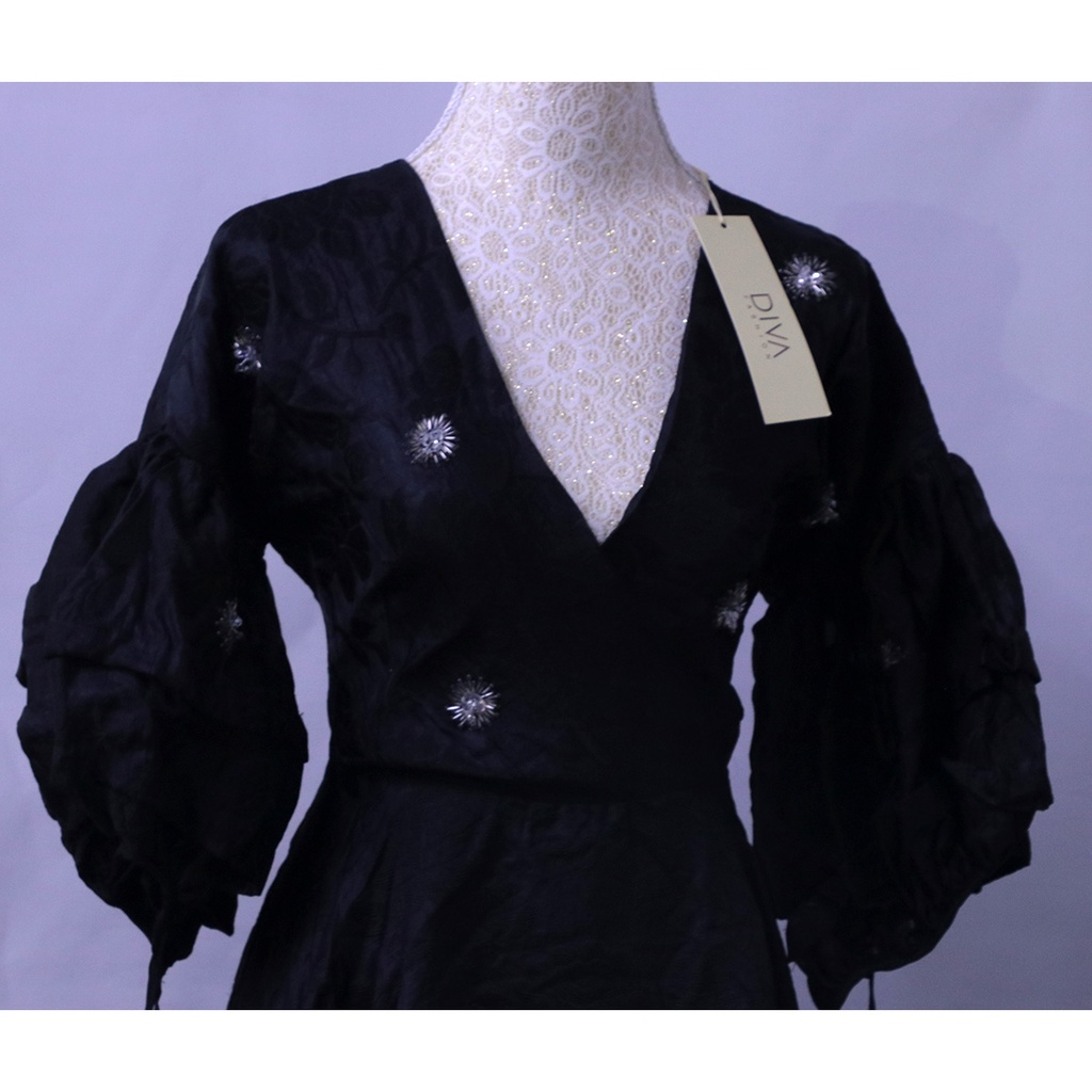 Diva Black Dress Size:38, Beautiful Black Dress
