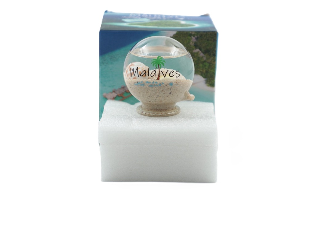 Maldives Water  Glass Bell Small Gift