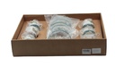 Glore Marble 6-Person Turkish Coffee Set 12 Pcs