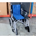 WheelChair Carbon Steel Blue  Compact