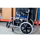 WheelChair Carbon Steel Blue  Compact
