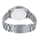 Casio Men's Silver Watch, Black Dial | MTP-VD300D-1E