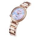 Citizen Women's Analogue Eco-Drive Watch with Stainless Steel Strap EM0912-84Y