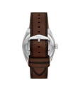 Fossil Everett Gents Three-Hand Date Brown Leather Watch