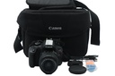 Canon EOS Rebel T6 Digital SLR Camera Kit with EF-S 18-55mm f/3.5-5.6  Lens (Black) (without charger)
