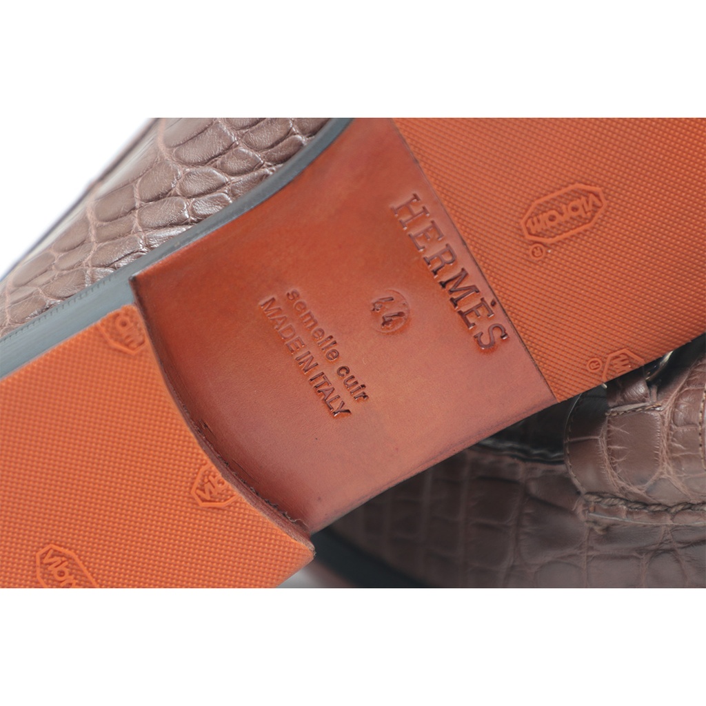 Hermes Shoe leather sole Made In Italy  **No Model Number** Size: 44