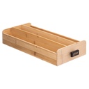 5Five Modern Metal & Bamboo Coffee Capsule Holder (17.8 x 38 x 7.3 cm)
