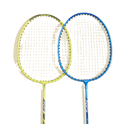 Adult badminton racket set Fun set br130 ad lime blue