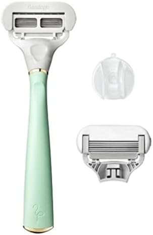 Flamingo Women's Razor Set (Mint & Gold)