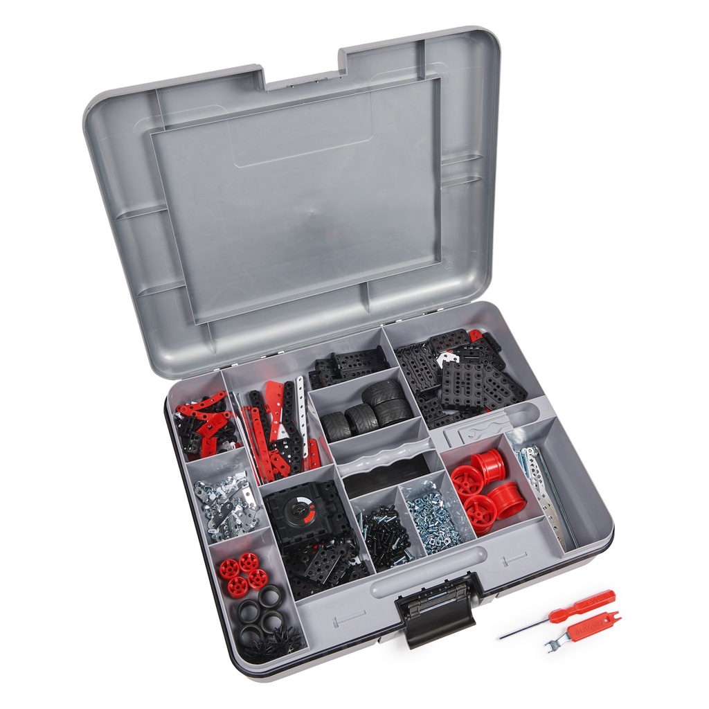 Meccano, 27-in-1 Motorized Supercar STEM Model Building Kit with 466 Parts, Real Tools and Lights (Costco Exclusive), Kids