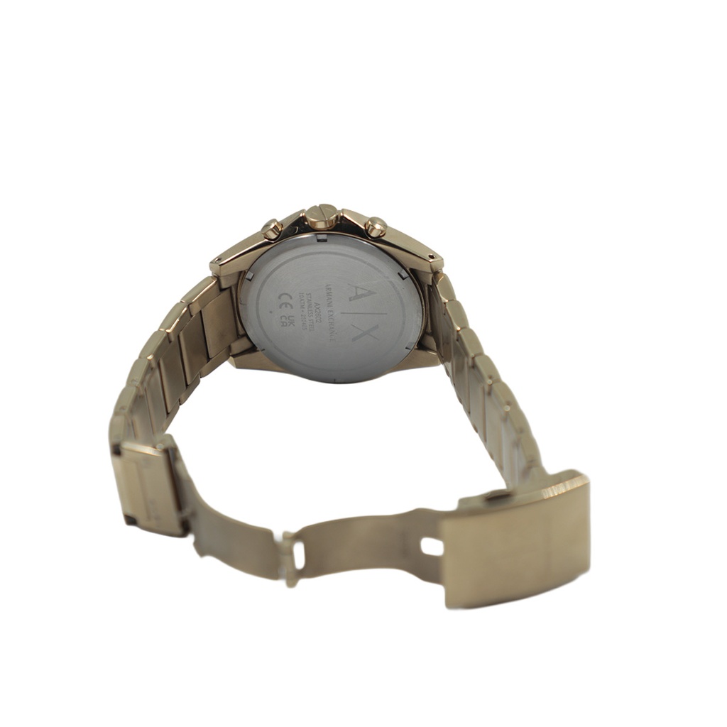 Armani Exchange  A|X Armani Exchange Chronograph Gold-Tone Stainless Steel Watch AX2602