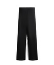 Neoprene-effect straight-leg trousers ** Color :  Black  Size : L **