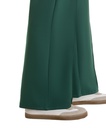Neoprene-effect straight-leg trousers ** Color : Pine  Size : M **