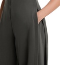 Pleated wide-leg Soft Touch trousers **  Color :  Dark lead grey Size : M **